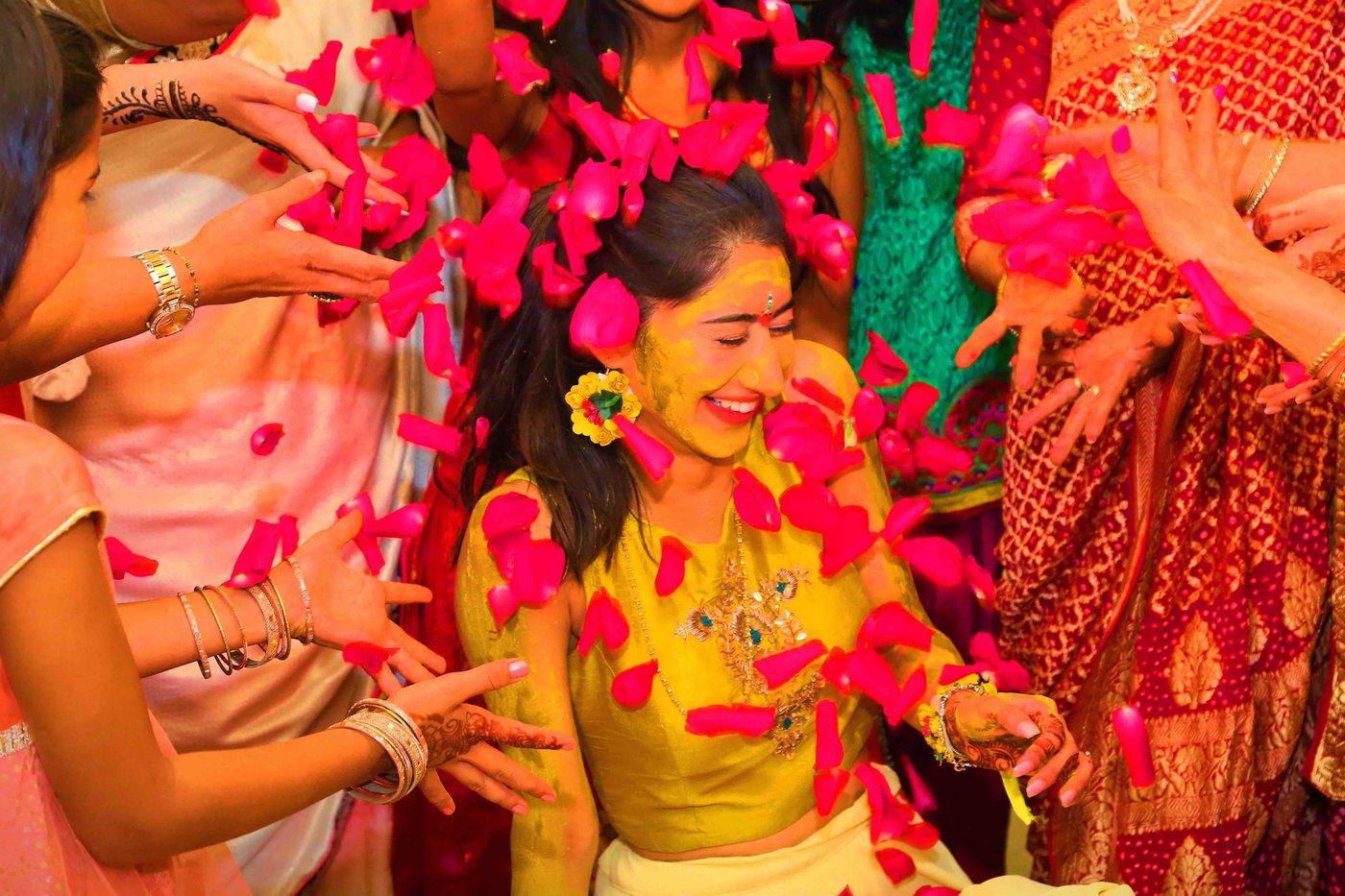 Asian wedding reception