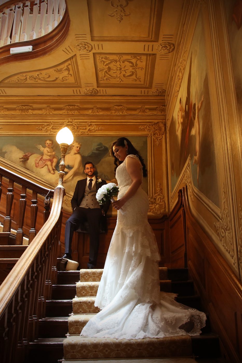 English wedding traditions photographed in Basingstoke