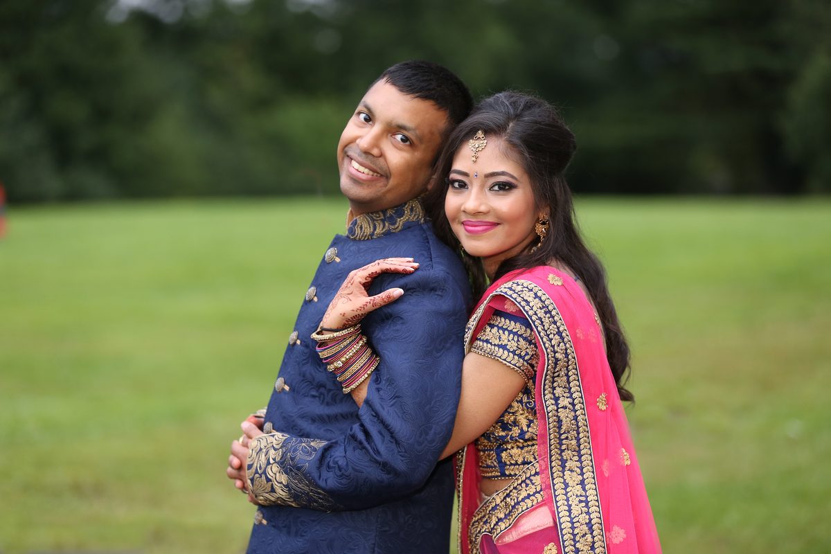 Guests and family at an Asian wedding